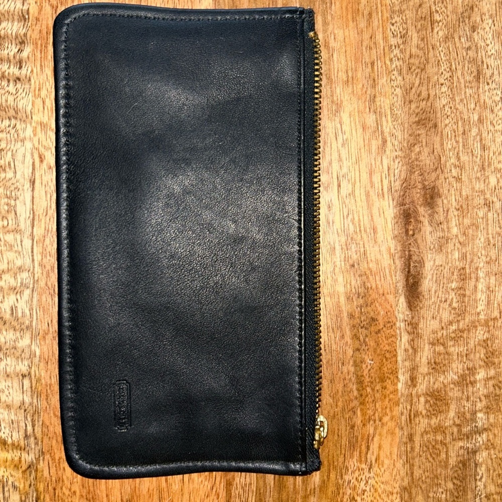 Coach small zipper makeup pouch